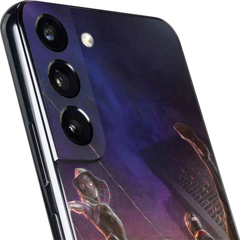 Marvel Spiderman Group Wall Galaxy S22 Skin